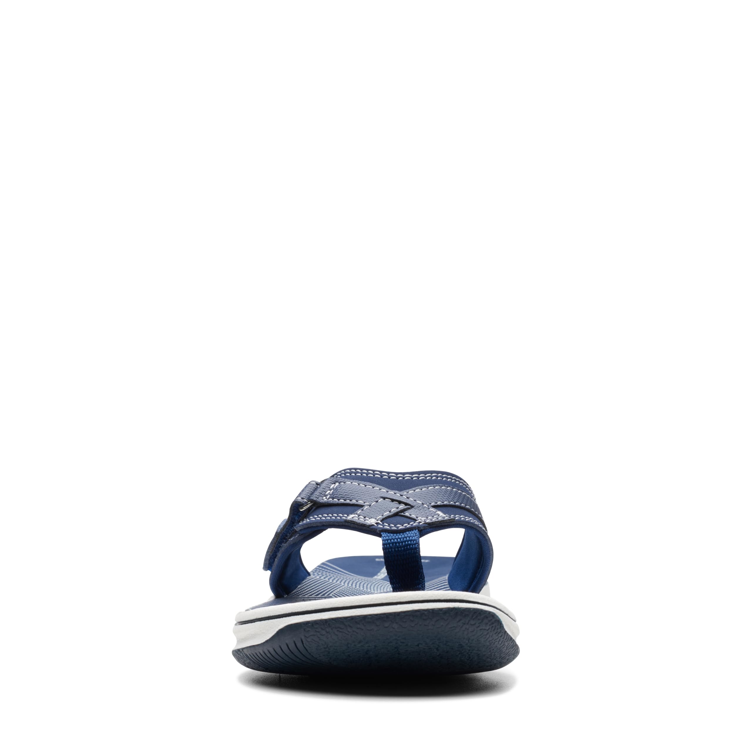 Clarks womens Breeze Sea Flip Flop, New Navy Synthetic, 8 US 🍁 All In One Marketplace Canada