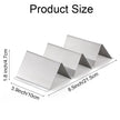 Bekith Stainless Steel Taco Holder Stand 6 Pack, Taco Holder Stand Tray with Handles, Up to 3 Tacos Each Keeping Shells Upright, Stylish Taco Shell Holders, Oven, Grill and Dishwasher Safe 🍁 All In One Marketplace Canada