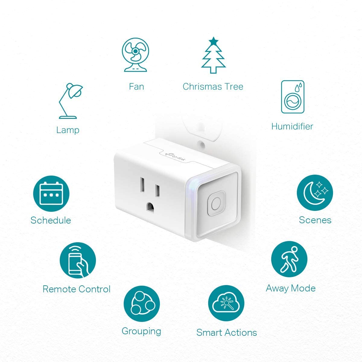 Kasa Smart Plug Mini by TP-Link (HS103P4) - Smart Home WiFi Outlet Works with Alexa, Echo and Google Home, No Hub Required, Remote Control, 2.4GHz WiFi Required, 15 Amp, UL Certified, 4-Pack, White 🍁 All In One Marketplace Canada