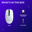 Logitech G305 Lightspeed Wireless Gaming Mouse, Hero Sensor, 12,000 DPI, Lightweight, 6 Programmable Buttons, 250h Battery, On-Board Memory, Compatible with PC, Mac - White 🍁 All In One Marketplace Canada