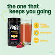 Vega Sport Pre-Workout Energizer, Lemon Lime (30 Servings) Vegan Preworkout Energy Powder, Gluten Free, 100mg Caffeine, Non GMO, 550g (Packaging May Vary) 🍁 All In One Marketplace Canada