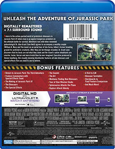 Jurassic Park III - Blu-Ray