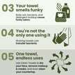 Clean Skin Club Bamboo Viscose Clean Towels® XL 100% USDA Biobased Face Towel, Disposable Face Towelette, Makeup Remover Dry Wipes, Ultra Soft, 50 Ct, 1 Pack 🍁 All In One Marketplace Canada