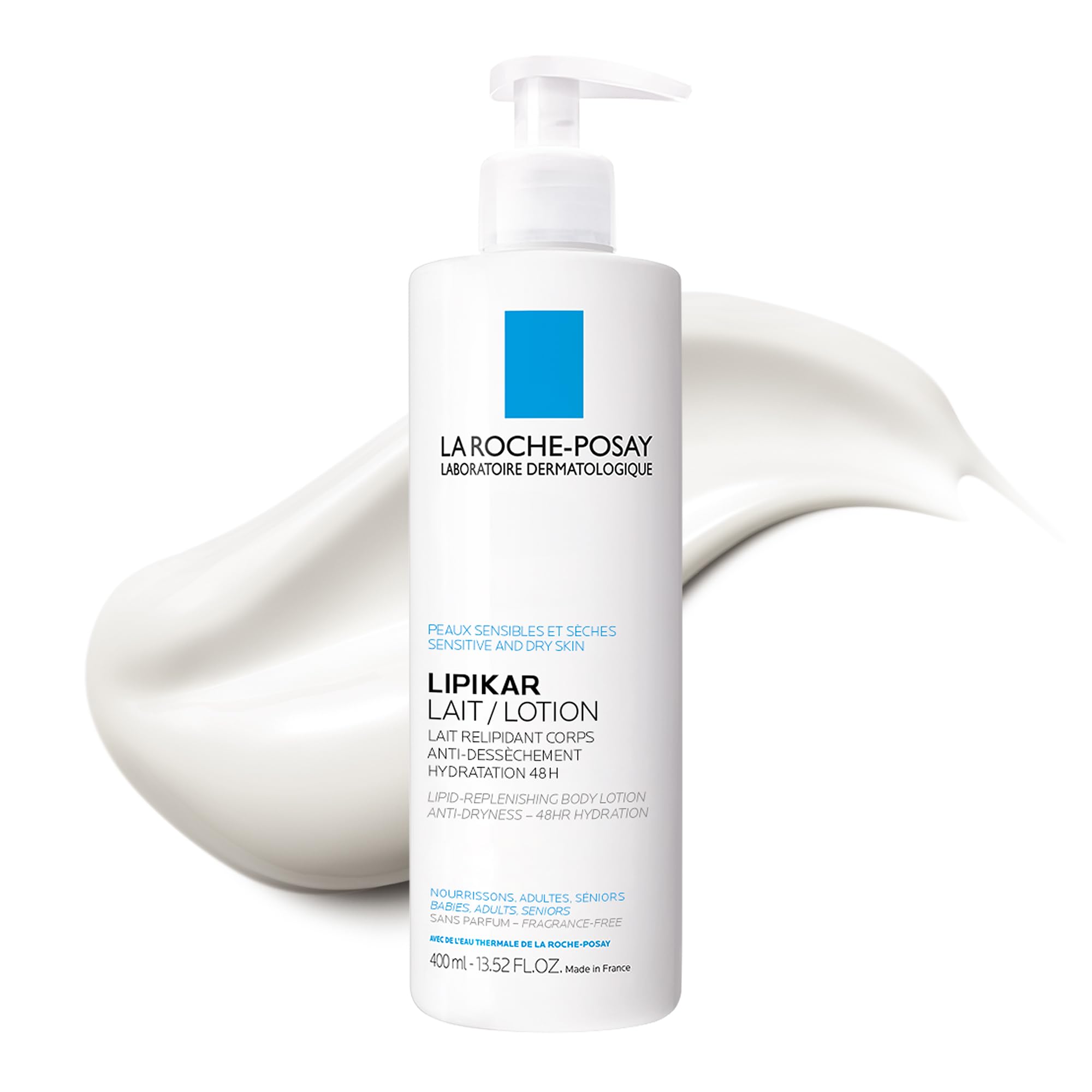 La Roche-Posay Body Lotion, Lipikar Body Lotion Daily Repair Moisturizing Lotion with Shea Butter and Glycerin, Fragrance Free, Paraben Free, 400mL 🍁 All In One Marketplace Canada
