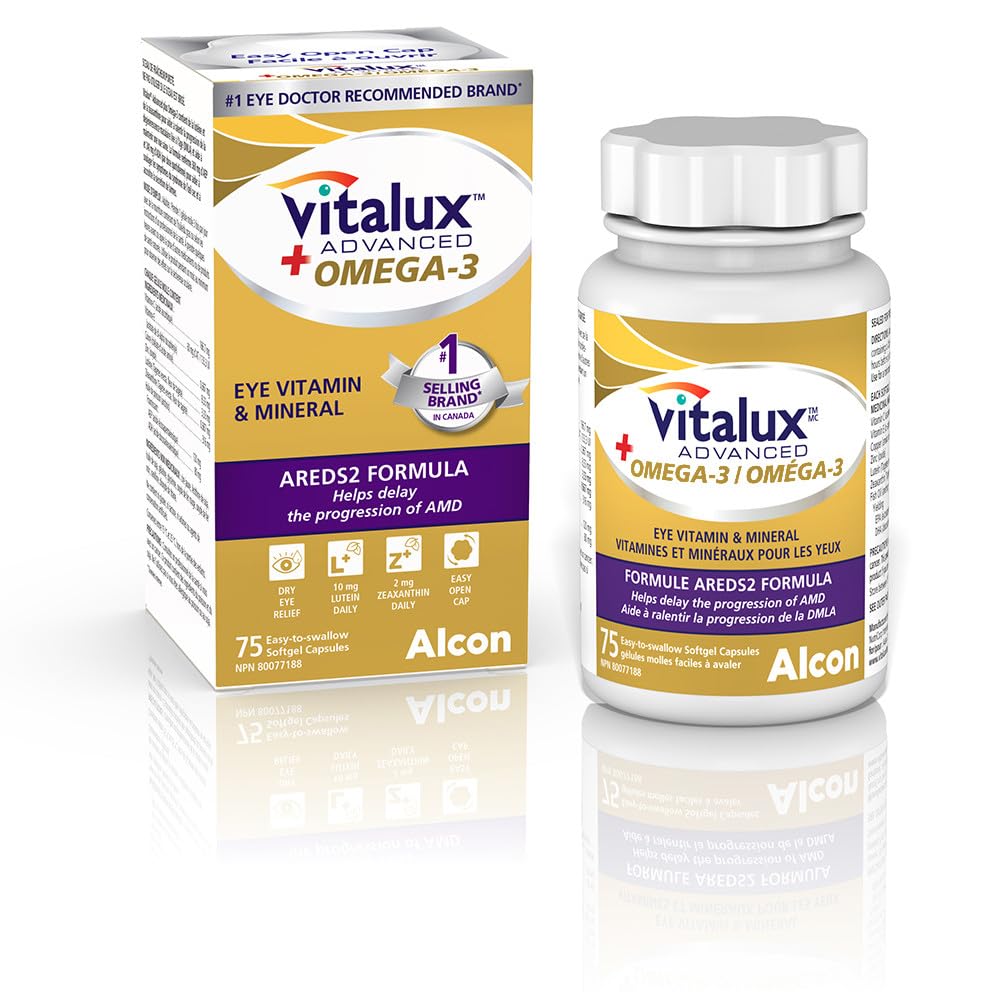 VITALUX® Advanced Plus Omega-3, 75 Capsules 🍁 All In One Marketplace Canada