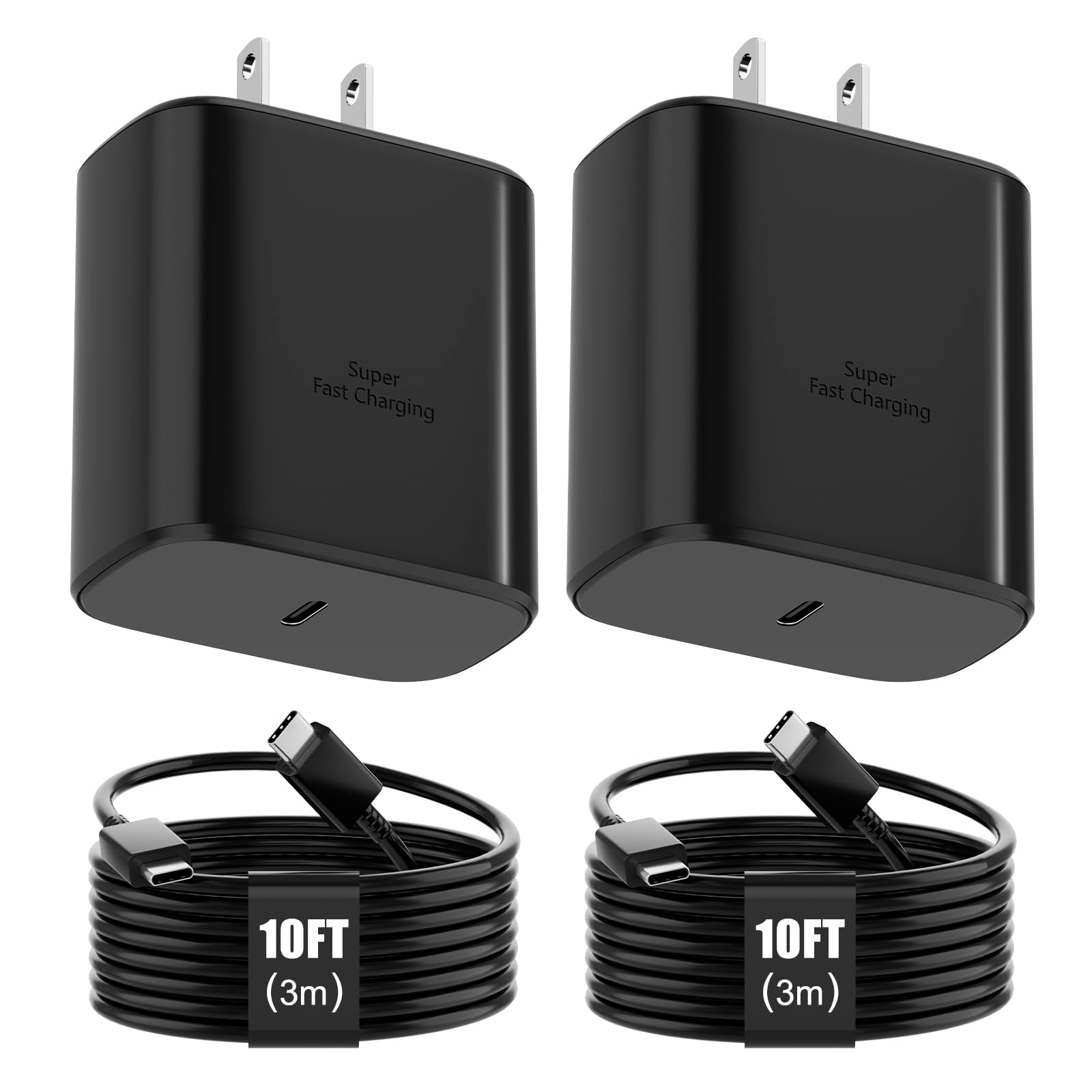 Samsung Super Fast Charger, 45W USB-C Super Fast Charging Wall Charger & 10ft C Cable for Samsung Galaxy S26 Ultra/S26/S26+/S25 Ultra/S25/S25+/S24 Ultra/S24/S24+/S23 Ultra/S23/S23+/S22/Note10/20 🍁 All In One Marketplace Canada