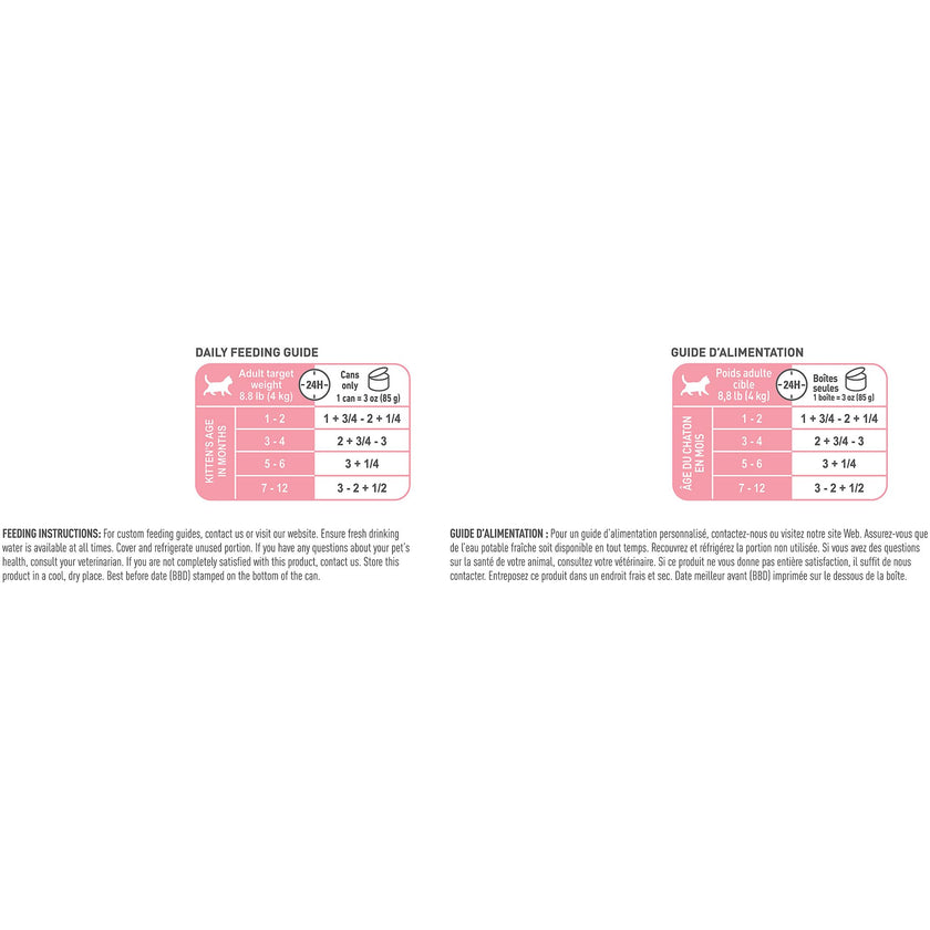 Royal Canin Feline Health Nutrition Kitten Thin Slices in Gravy Canned Cat Food, 3 oz can (12-Count) 🍁 All In One Marketplace Canada