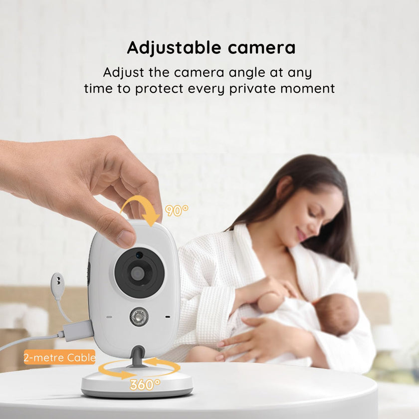 2026 Upgraded Boifun Baby Monitor No Wi-Fi, Baby Camera with 4
