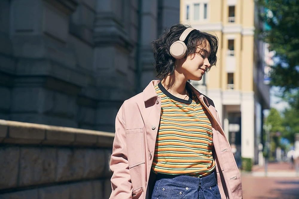 Sony WH-CH520 Wireless Headphones Bluetooth On-Ear Headset with Microphone, Cappuccino 🍁 All In One Marketplace Canada