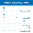 Hammermill Printer Paper, Laser Print Copy Paper, 32lb, 8.5 x 11, Letter, 98 Bright - 1 Pack / 500 Sheets (104646R) 🍁 All In One Marketplace Canada