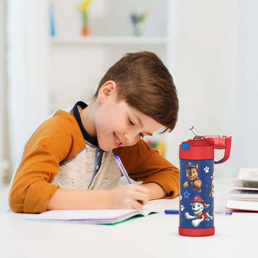 THERMOS FUNTAINER Water Bottle with Straw, 14oz, Paw Patrol Boy 🍁 All In One Marketplace Canada