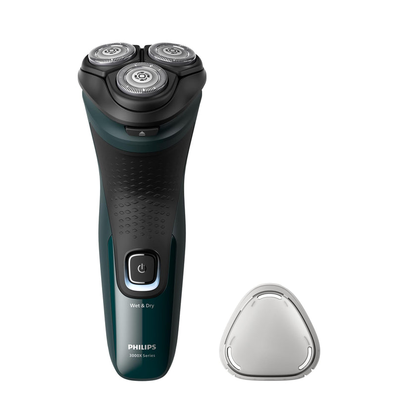 Philips Shaver 3000X Series, Wet and Dry Electric Shaver, SkinProtect Technology, Pop-up Trimmer, P-cap, Dark Forest Green, Model X3002/00 🍁 All In One Marketplace Canada