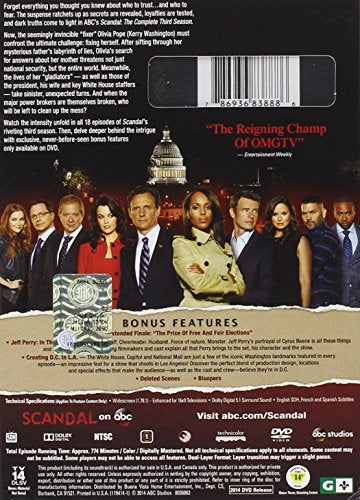 Scandal: The Complete Third Season - DVD (Used)