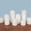 Stonebriar Unscented White Tall Pillar Candles, 65 Hour Burning Candle Pillars, Perfect for Decor, Weddings, Emergencies 3