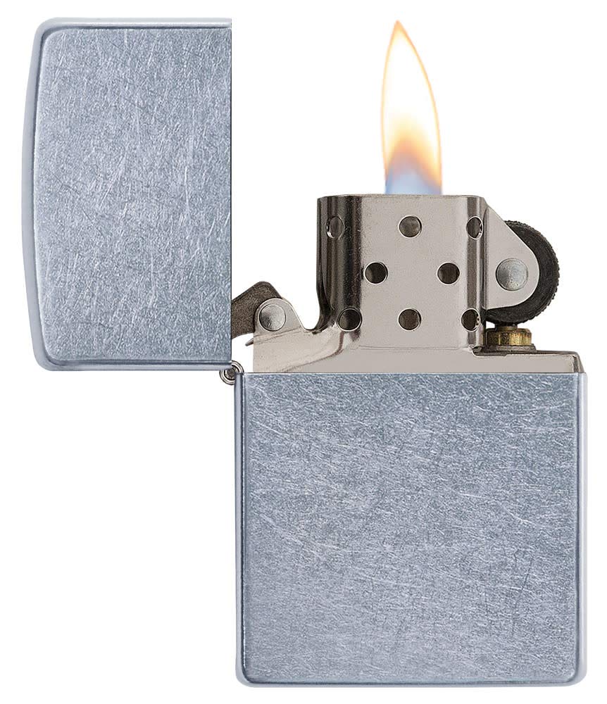 Zippo Street Chrome Pocket Lighter, 5 1/2 x 3 1/2cm, Silver 🍁 All In One Marketplace Canada