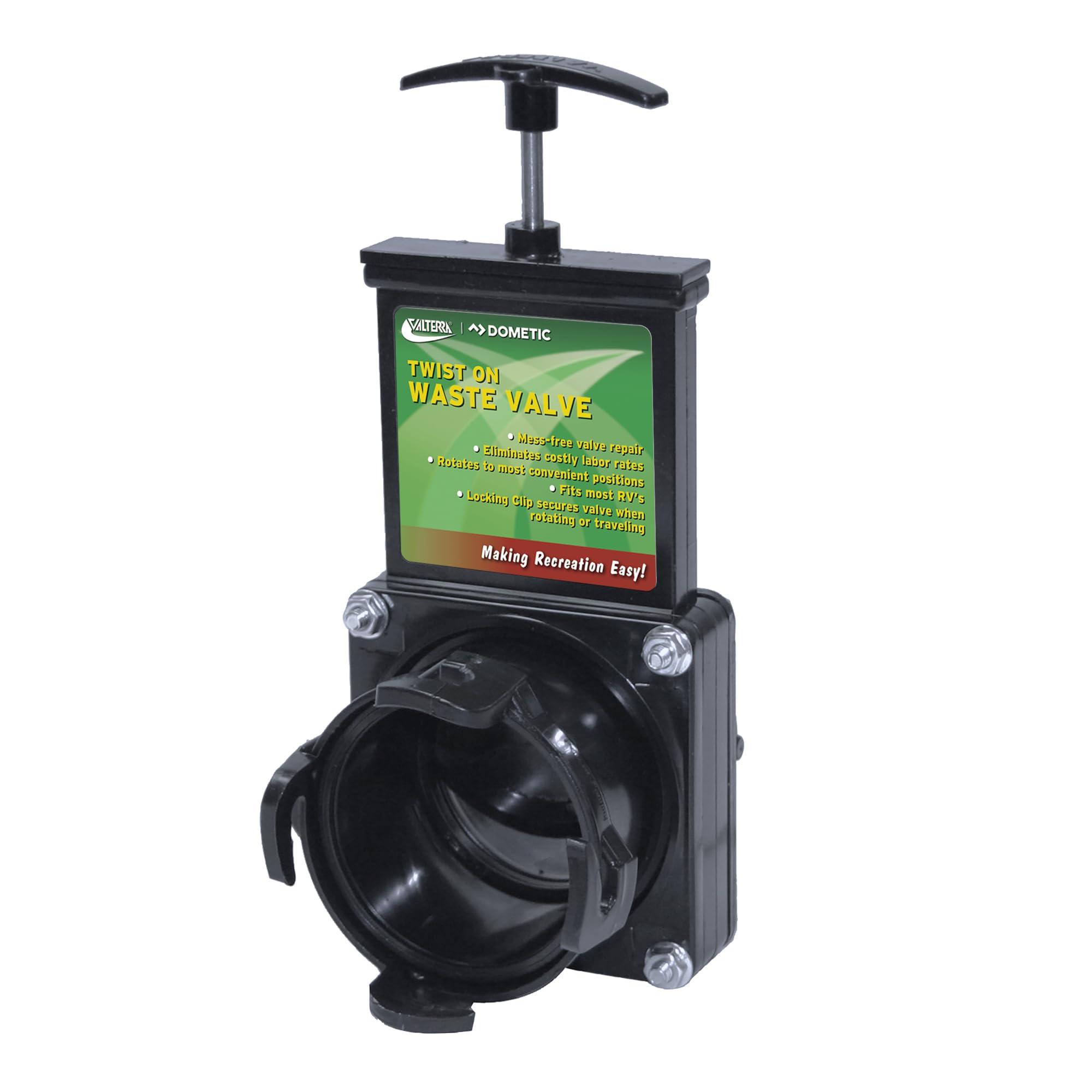 Valterra Twist-On Waste Valve, Mess-Free Waste Valve for RV's, Campers, Trailers 🍁 All In One Marketplace Canada