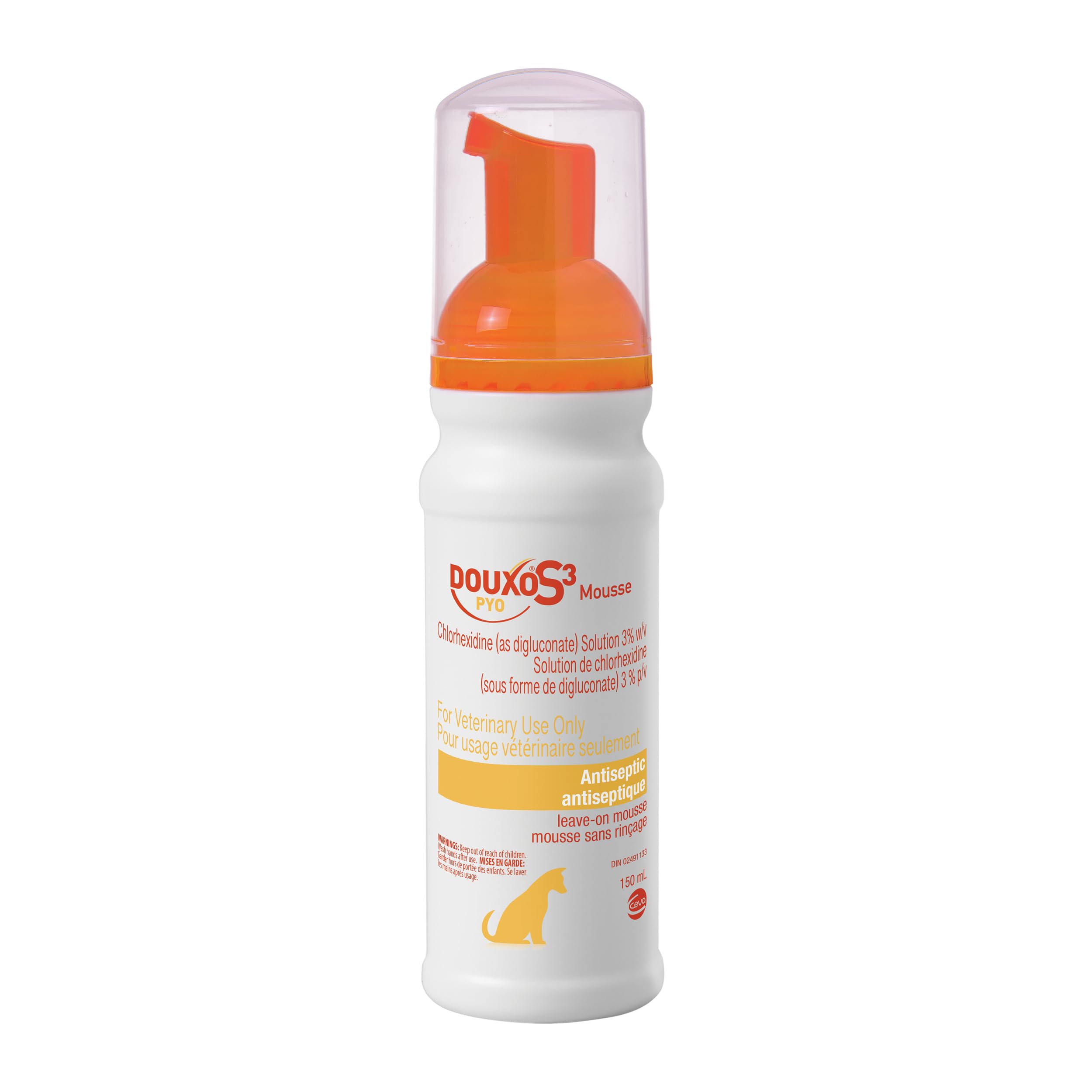 Douxo S3 Pyo Mousse, Contains 3% Chlorhexidine, for Dogs, 5.1 fl. oz. (150mL) 🍁 All In One Marketplace Canada
