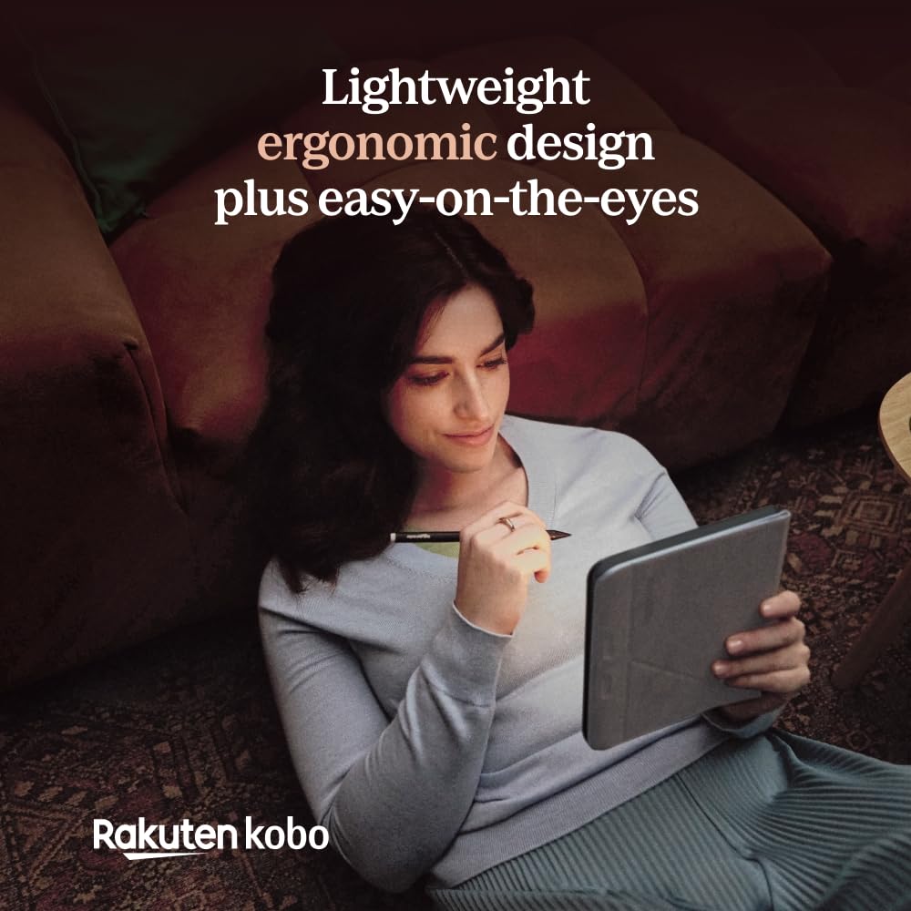 Kobo Libra Colour | eReader | 7” Glare-Free Colour E Ink Kaleido 3 Display | Dark Mode Option | Audiobooks | Waterproof | Black 🍁 All In One Marketplace Canada