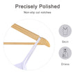 TOPIA HANGER Wooden Hangers (30 Pack), Natural Wooden Coat Hangers with Non Slip Pants Bar, 360°Swivel Hook and Shoulder Notches for Suit, Jacket, Pants, Smooth Finish Clothes Hangers - CT34N30 🍁 All In One Marketplace Canada