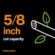 Fiskars Bypass Pruning Shears, Branch Cutter with 5/8