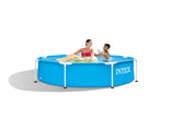 INTEX 28205EH Metal Frame Above Ground Swimming Pool: 8ft x 20in – Puncture-Resistant Material – Easy Assemble – Rust Resistant – 483 Gallon Capacity 🍁 All In One Marketplace Canada