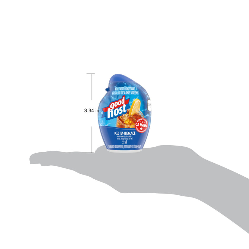 GOODHOST Iced Tea Liquid Water Enhancer, 12 Bottles, 744 g 🍁 All In One Marketplace Canada