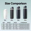 Owala FreeSip Insulated Stainless Steel Water Bottle with Straw for Sports and Travel, BPA-Free, 24oz, Foggy Tide 🍁 All In One Marketplace Canada