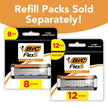 BIC Flex 5 Men's Refillable 5-Blade Razors with 1 Handle and 7 Cartridges, Up to 13 Shaves Per Cartridge, Men's Razors for First Apartment Essentials 🍁 All In One Marketplace Canada