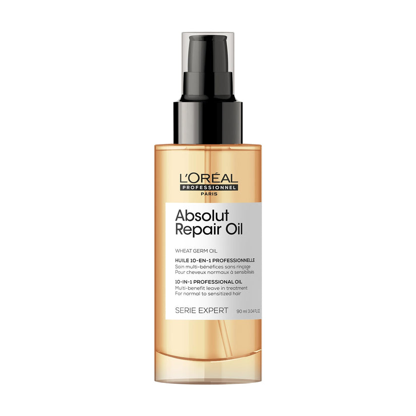 L’Oréal Professionnel Absolut Repair 10-in-1 Oil, Leave-In Hair Oil for Dry & Damaged Hair, Nourishes, Resurfaces & Protects, 90 ML 🍁 All In One Marketplace Canada