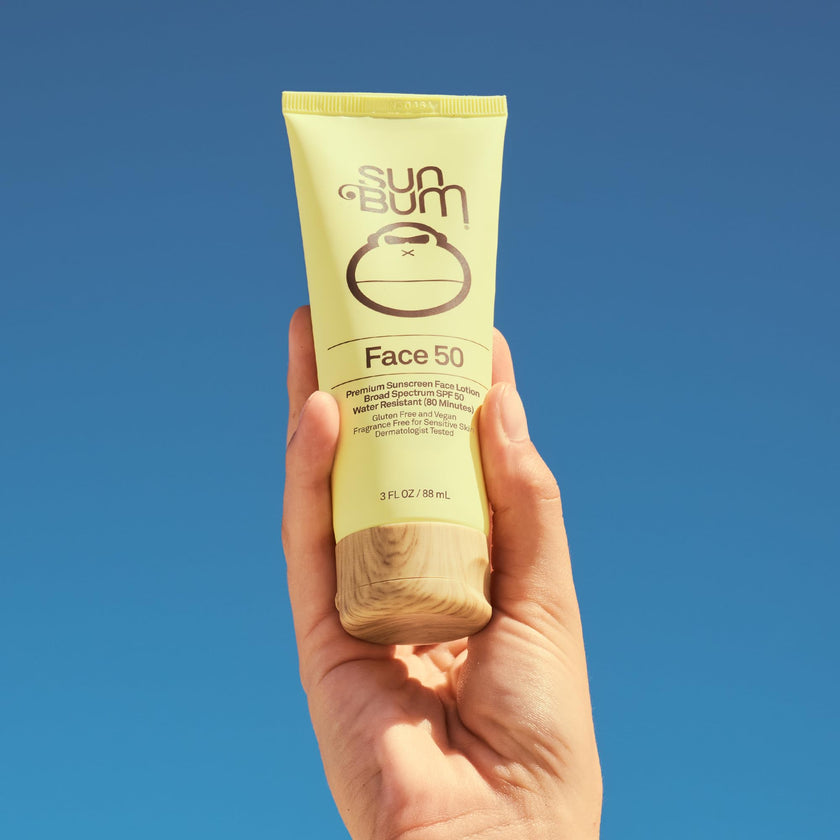 Sun Bum Original SPF 50 Sunscreen Face Lotion - Broad Spectrum Moisturizing UVA/UVB Protection with Vitamin E - Vegan & Hawaii Act 104 Compliant - 88ml 🍁 All In One Marketplace Canada