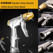 FANHAO Garden Hose Nozzle Sprayer, 100% Heavy Duty Metal Handheld Water Nozzle High Pressure in 4 Spraying Modes for Hand Watering Plants and Lawn, Car Washing, Patio and Pet 🍁 All In One Marketplace Canada