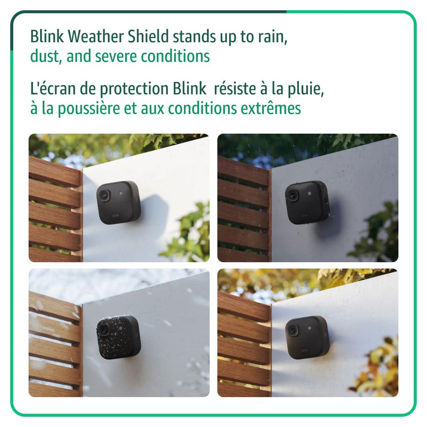 Blink Outdoor 2K+ (newest model) — Wireless smart security camera, 2K video resolution, enhanced audio, two-year battery. Sync Module Core included — 3 camera system (Black) 🍁 All In One Marketplace Canada