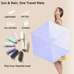 BAODINI Travel Mini Umbrella for Purse With Case-Small Compact UV Umbrella Protection Sun-Lightweight Tiny Pocket Umbrella Sun Blocking for Women, Girls and Men 🍁 All In One Marketplace Canada