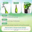 Fu Store 10PCS Plant Watering Stakes Automatic Plant Drippers Waterers for Vacations Plant Watering Devices Terracotta Self Waterinq Spikes for Wine Bottles Great for Indoor Outdoor Plants 🍁 All In One Marketplace Canada