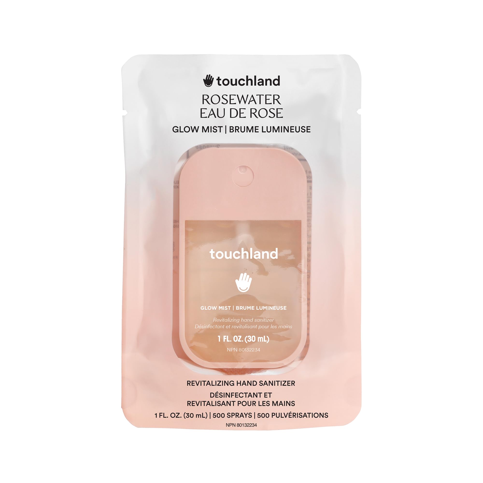 Touchland Hand Sanitizer Spray, 1 FL OZ - Rosewater 🍁 All In One Marketplace Canada