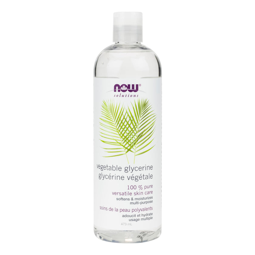 NOW Solutions, Vegetable Glycerin, 100% Pure, Versatile Skin Care, Softening and Moisturizing, 473ml 🍁 All In One Marketplace Canada