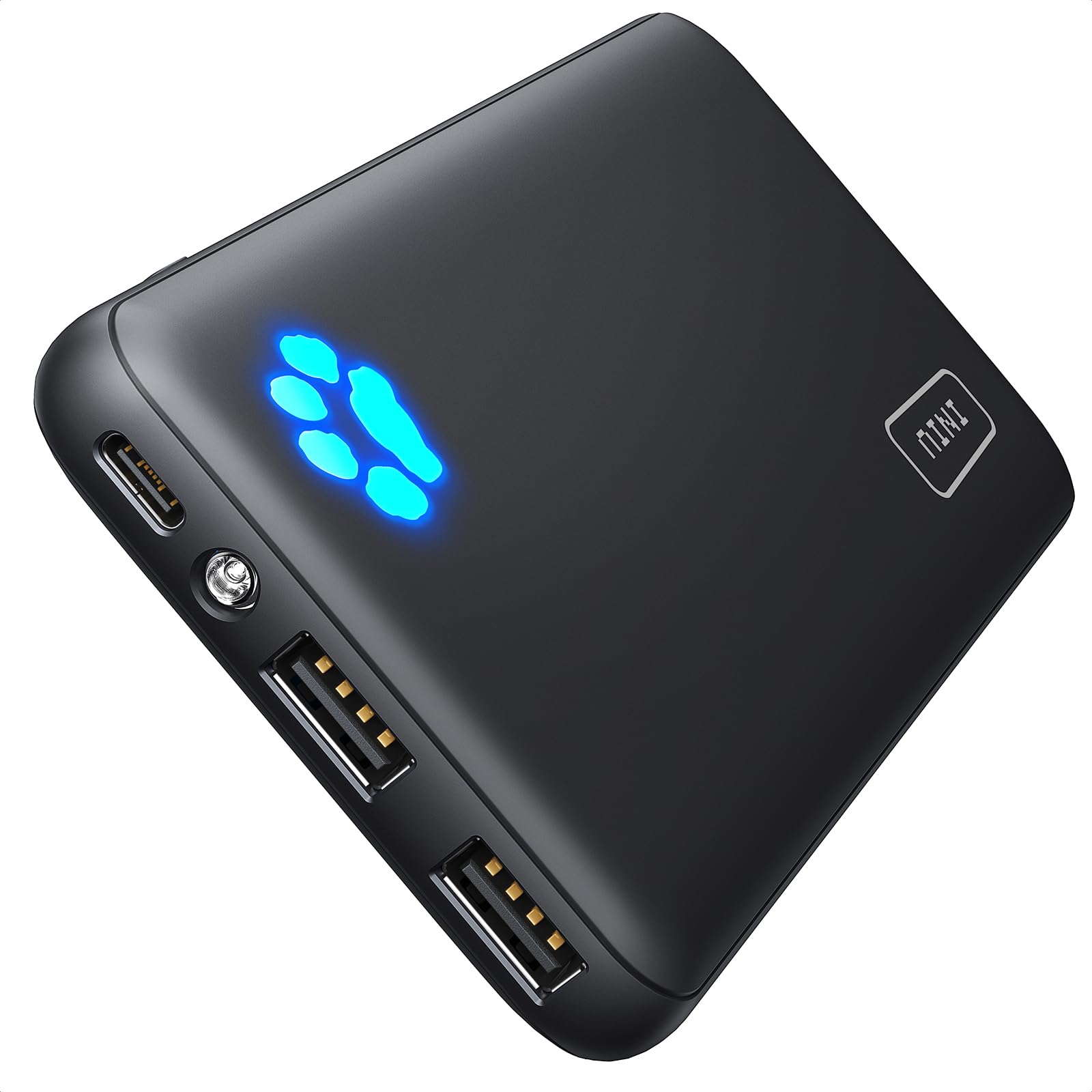 INIU Power Bank, Slimmest 10000mAh Portable Charger, Triple 3A High-Speed Charge External Battery Pack with Flashlight, USB C Phone Charger for iPhone 17 16 15 14 13 Samsung S22 Google LG iPad etc 🍁 All In One Marketplace Canada