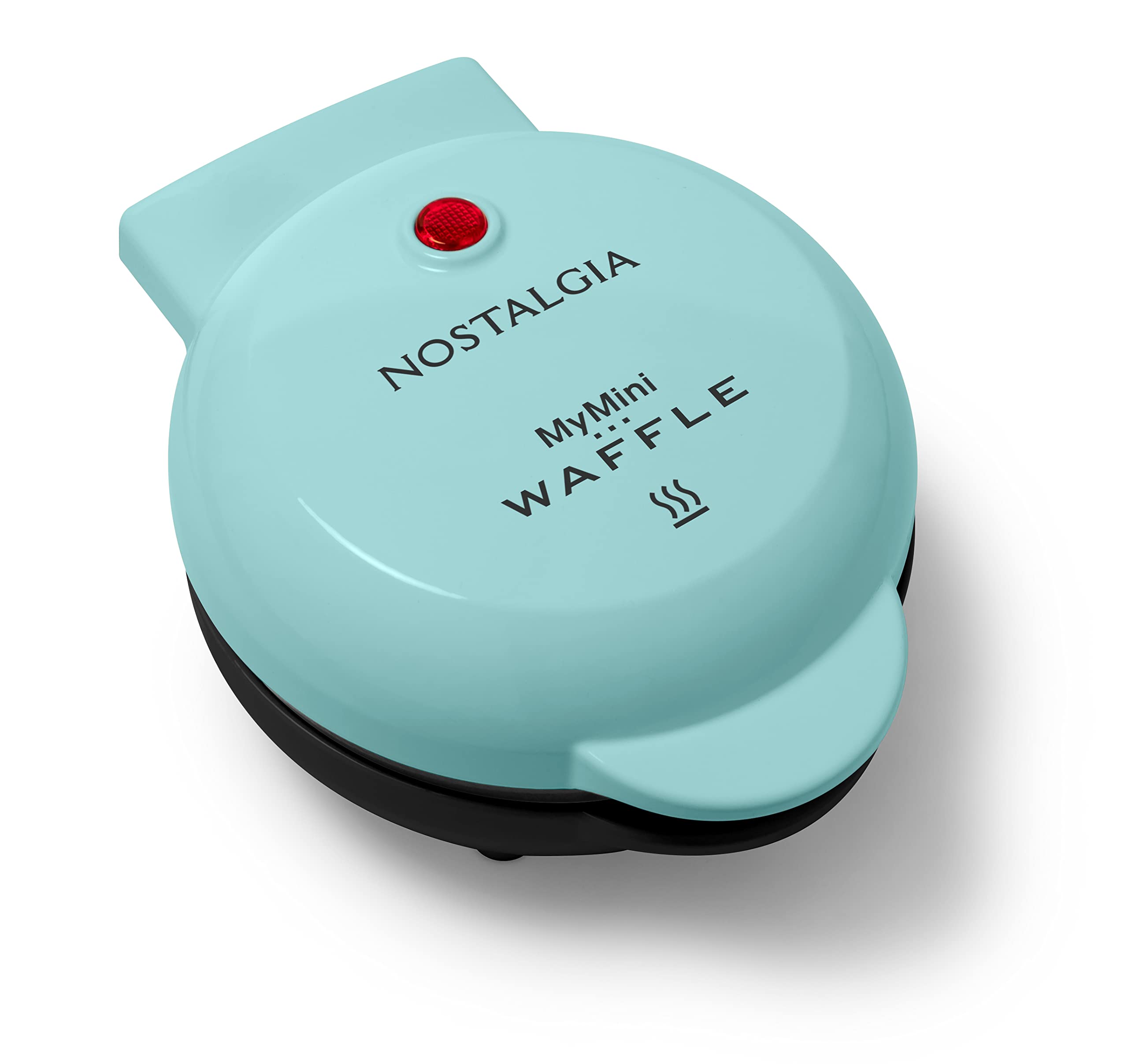 Nostalgia MyMini Personal Electric Waffle Maker, 5-Inch Cooking Surface, Waffle Iron for Hash Browns, French Toast, Grilled Cheese, Quesadilla, Brownies, Cookies, Aqua 🍁 All In One Marketplace Canada