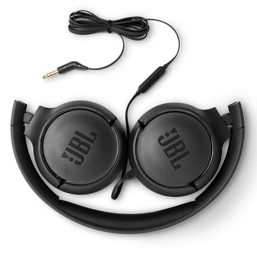 JBL Tune 500 Wired On-Ear Headphones with One-Button Remote/Mic - Black 🍁 All In One Marketplace Canada