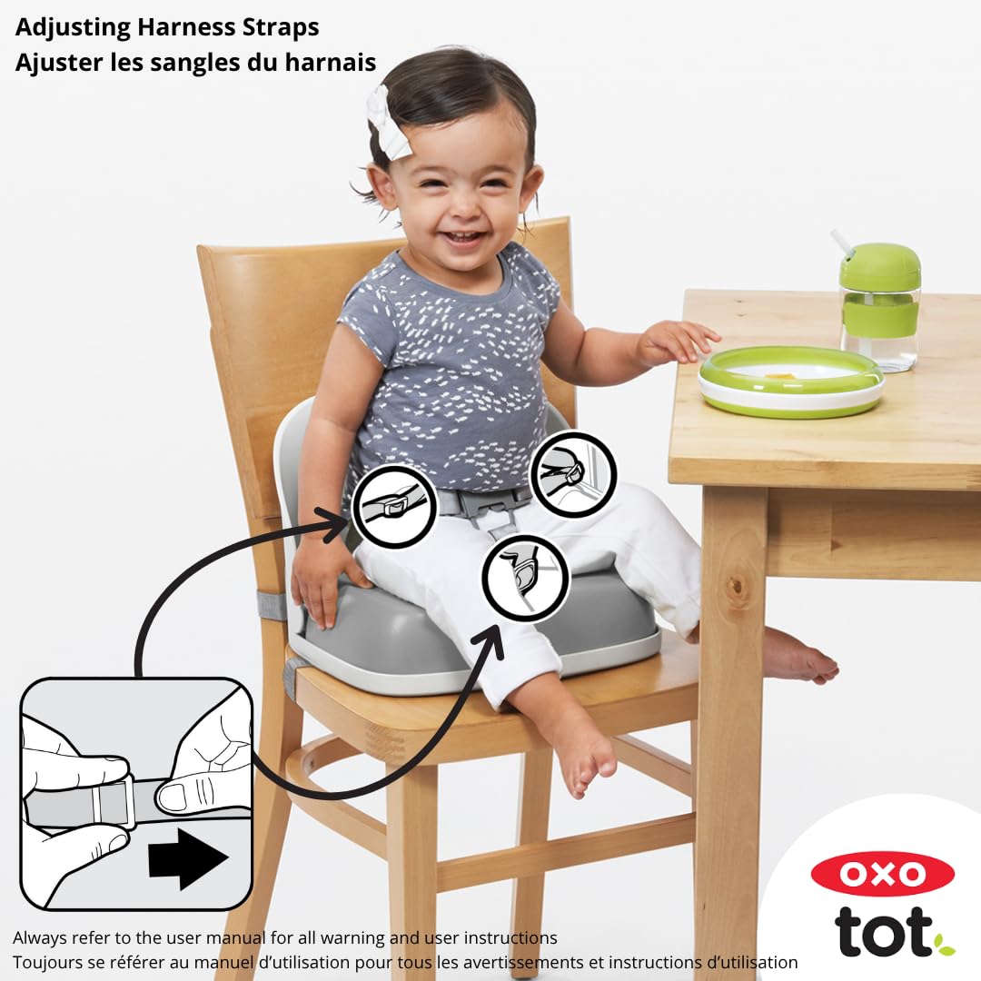 Oxo Tot Perch Booster Seat with Straps, Gray 🍁 All In One Marketplace Canada