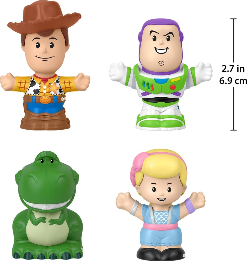 Fisher-Price Little People Toddler Toys Disney Pixar Toy Story Figure Pack with 4 Characters for Pretend Play Kids Ages 18+ Months 🍁 All In One Marketplace Canada