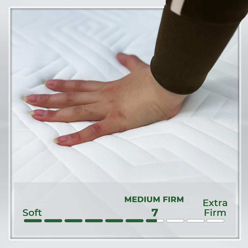 ViscoLogic Twin Mattress Made In Canada Reversible Cool Resilience Foam Perfect for Bunk Bed &Trundle Bed, Pressure Relief, Medium Firm CertiPUR-US® Certified Eco-Friendly Foam Mattress, Single 5 Inch 🍁 All In One Marketplace Canada