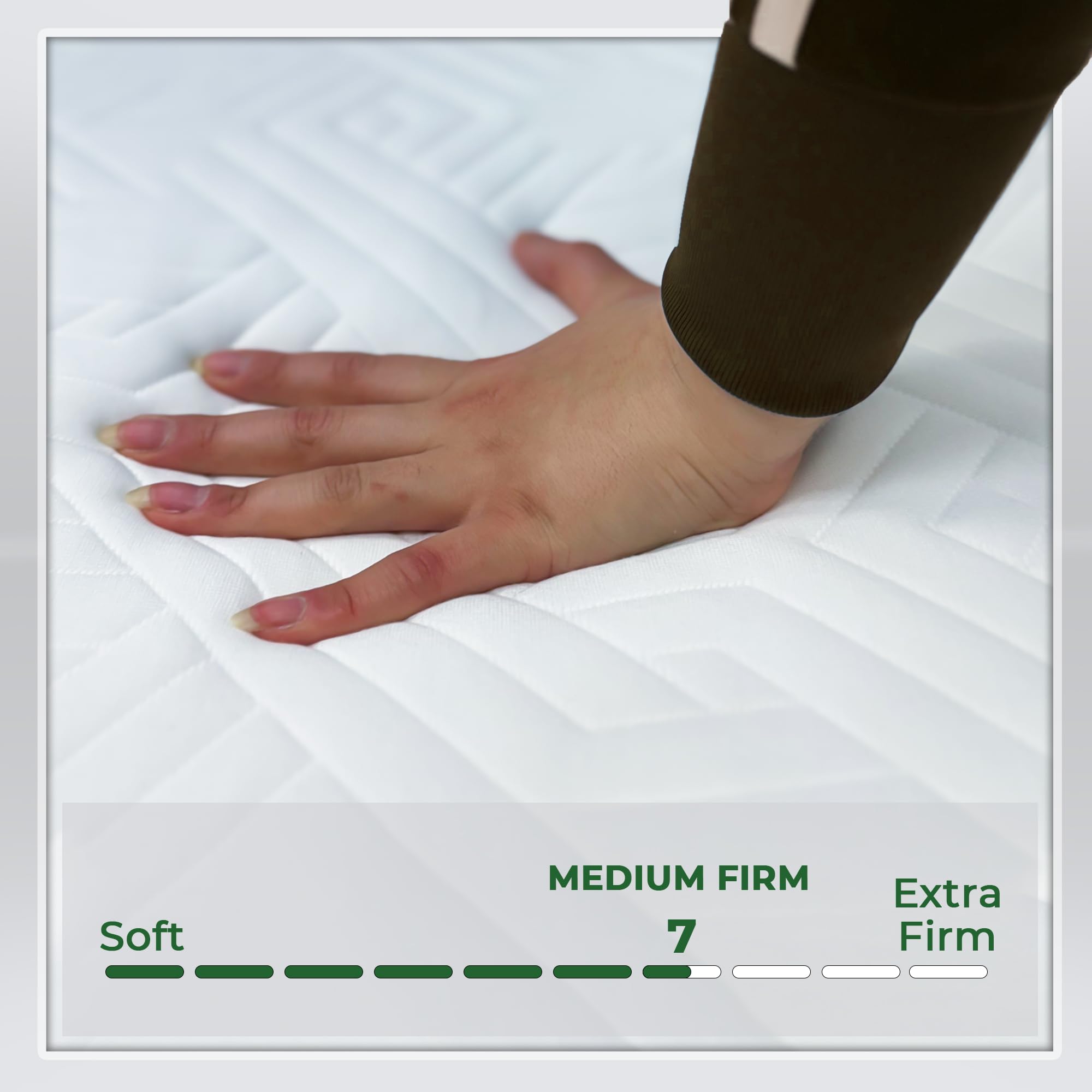 ViscoLogic Made in Canada 10 Inch Queen Mattress, Cool Gel Infused Foam, Medium Firm Support & Pressure Relief for Adults, Mattress in a Box, CertiPUR-US®, Queen Size 🍁 All In One Marketplace Canada