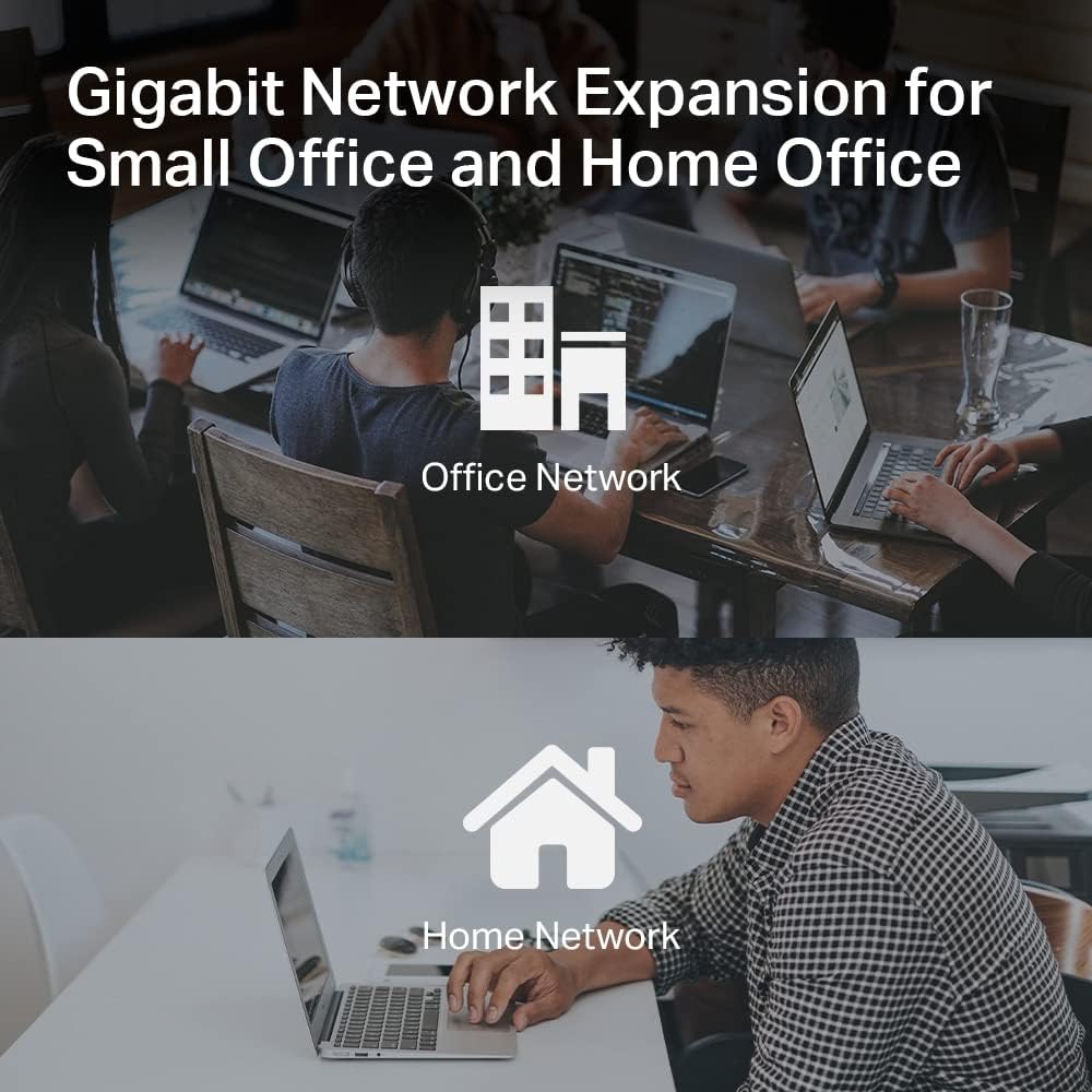 TP-Link TL-SG108 | 8 Port Gigabit Unmanaged Ethernet Network Switch, Ethernet Splitter | Plug & Play | Fanless Metal Design | Shielded Ports | Traffic Optimization | Limited Lifetime Protection 🍁 All In One Marketplace Canada