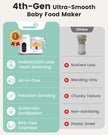 Grownsy Baby Food Maker with Steam Basket, One Step Baby Food Processor Steamer Puree Blender Grinder Mills Machine, Auto Cooking Grinding and Sterilizing for Healthy Homemade Food, BPA-Free 🍁 All In One Marketplace Canada