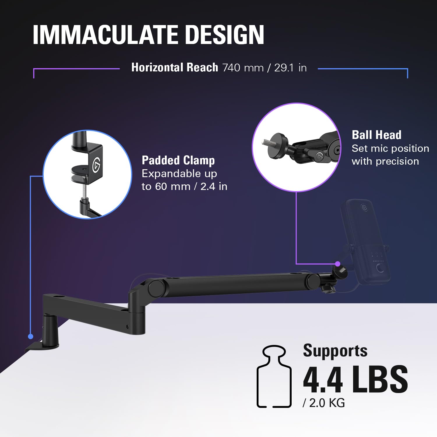 Elgato Wave Mic Arm Low Profile Microphone Boom Arm 🍁 All In One Marketplace Canada