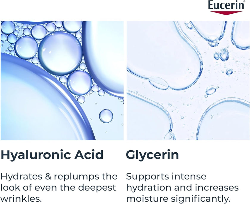 Eucerin Anti-Wrinkle Eye Cream, Smoothing, Anti-Age, Hyaluronic Acid, 15mL 🍁 All In One Marketplace Canada