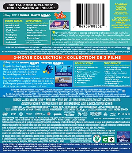 Finding Nemo / Finding Dory 2-Movie Collection - Blu-ray