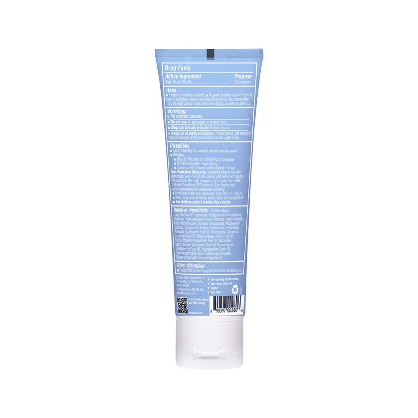 Thinksport SPF 50+ Mineral Sunscreen Lotion, 3oz , White 🍁 All In One Marketplace Canada