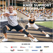 MODVEL 2 Pack Compression Knee Braces for Men & Women – Knee Support Sleeves for Sports, Workouts, Running, Weightlifting, Basketball, Volleyball – Joint Knee Pain Relief 🍁 All In One Marketplace Canada